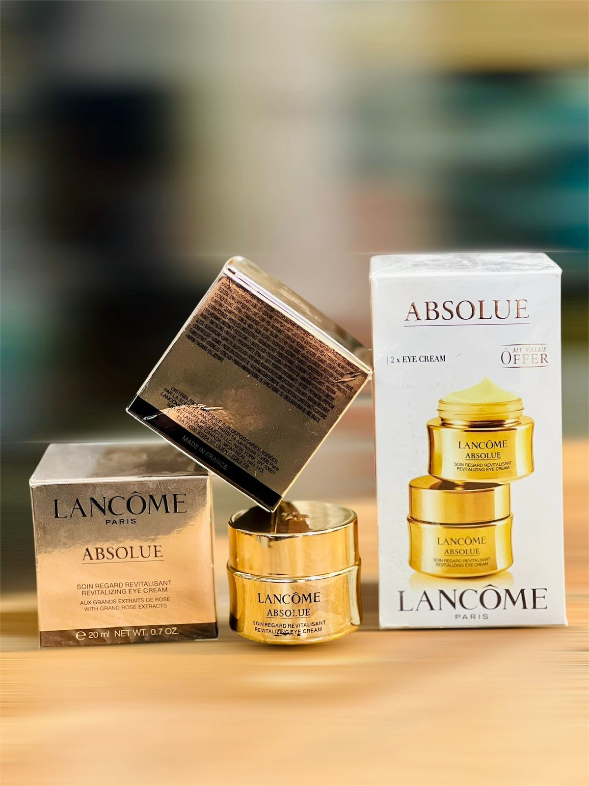 Lancôme Absolue Eyecream Duo Set (20mlx2)