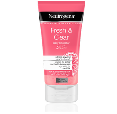 NEUTROGENA® Fresh & Clear Daily Exfoliator An uplifting daily facial scrub for clear, fresh and healthy-looking skin everyday. 150 ml