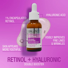 Balance Retinol + Hyaluronic Double Booster Serum 30ml