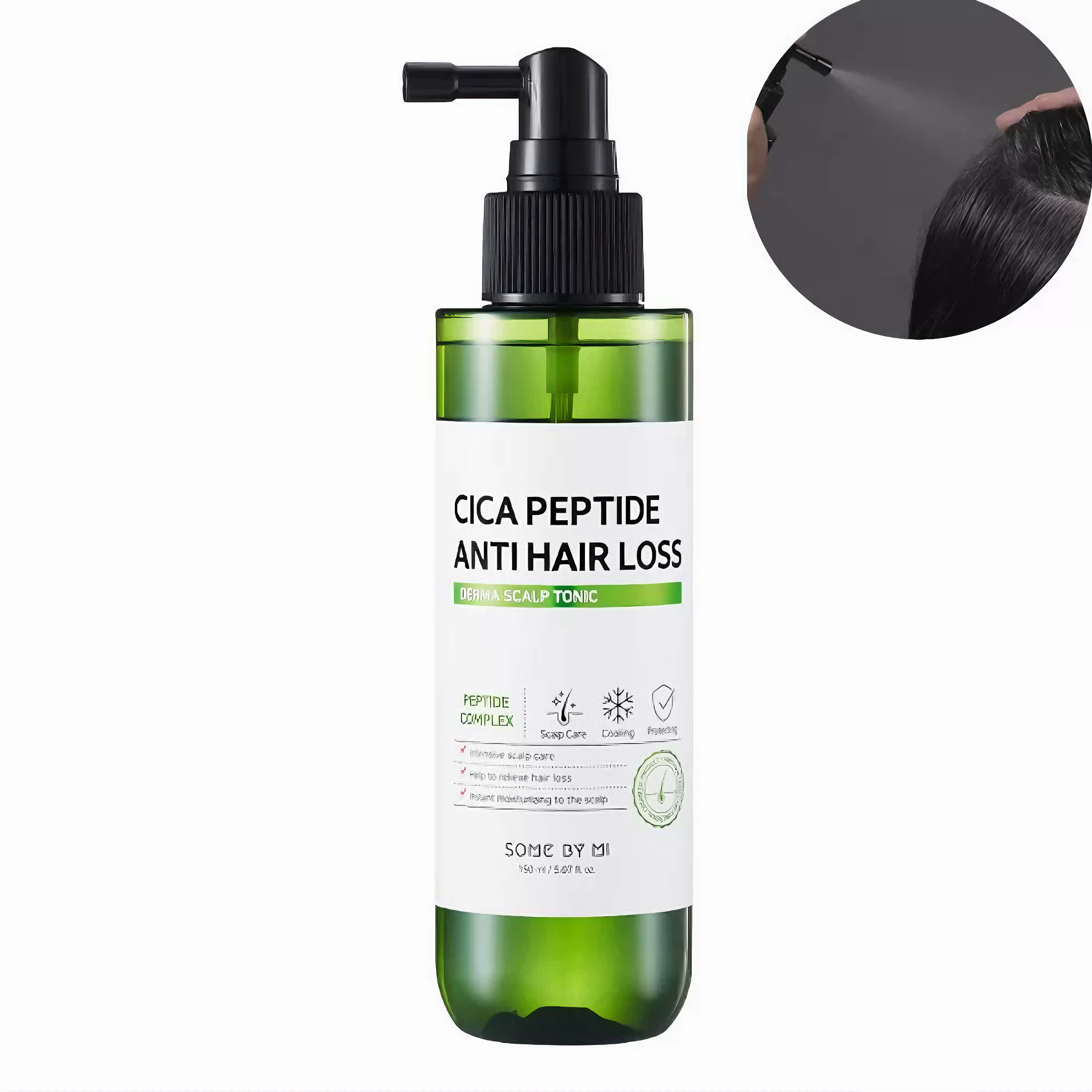 Cica peptide anti hair loss some by mi ( derma scalp tonic )